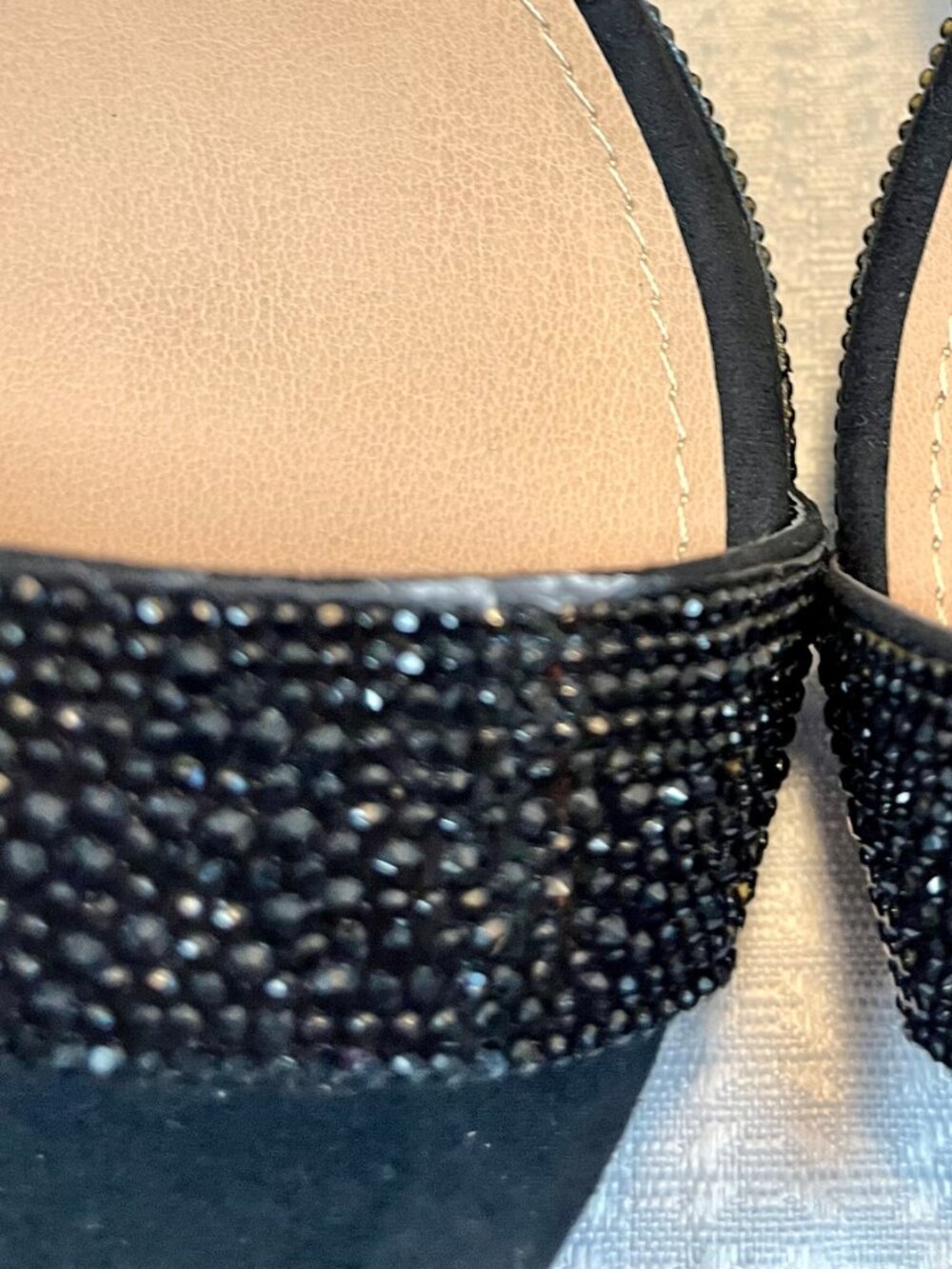 Torrid Rhinestone Embellished Platform Tapered Heel Sandal size 9.5 WW - Picture 3 of 6